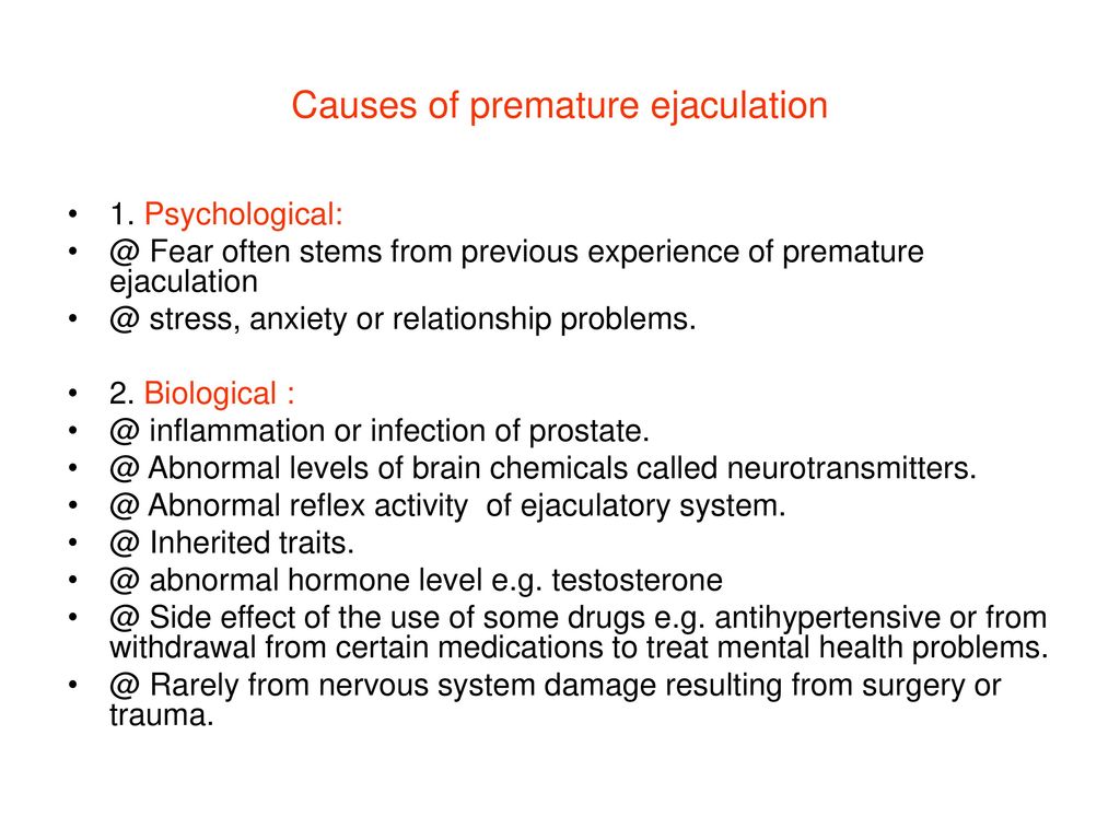 Premature Ejaculation ppt download